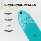 Virtufit Supboard Surfer 305 - Sand Beige - Inclusief Windzeil en accessoires