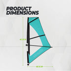 Virtufit Supboard Surfer 305 - Zwart - Inclusief Windzeil en accessoires