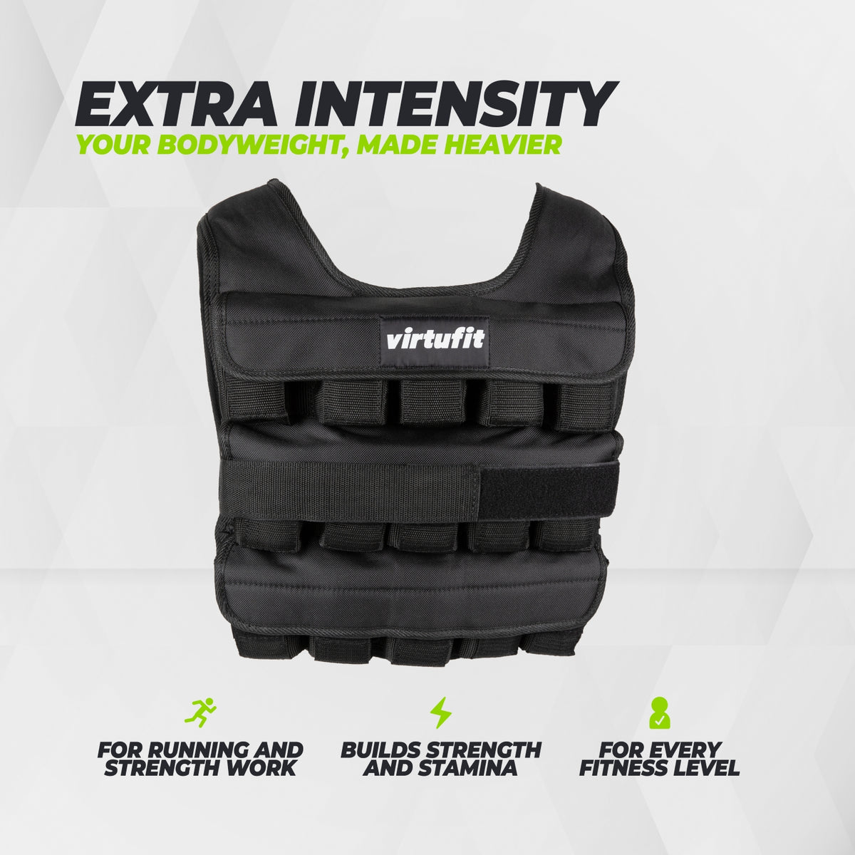 VirtuFit Adjustable Weight Vest Pro - 30 kg
