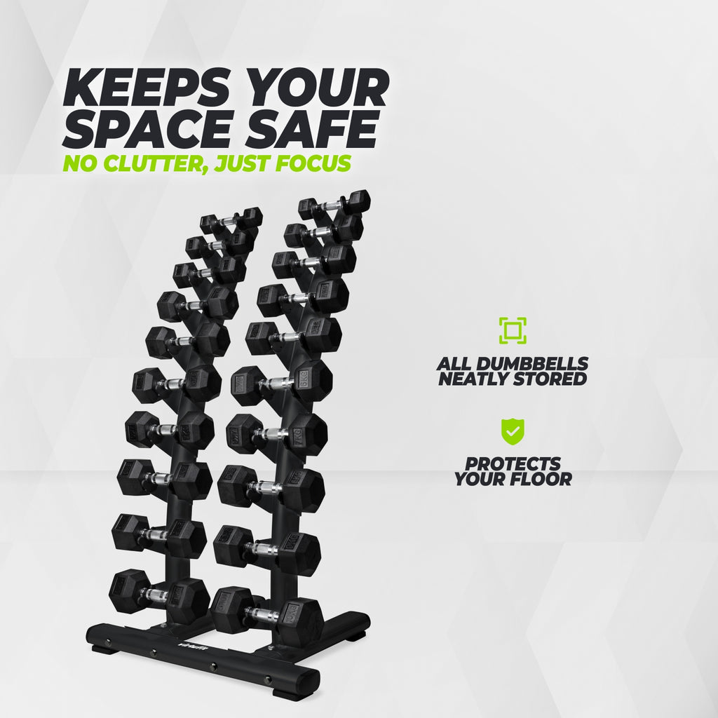 VirtuFit Dumbbell Rack Standing Deluxe