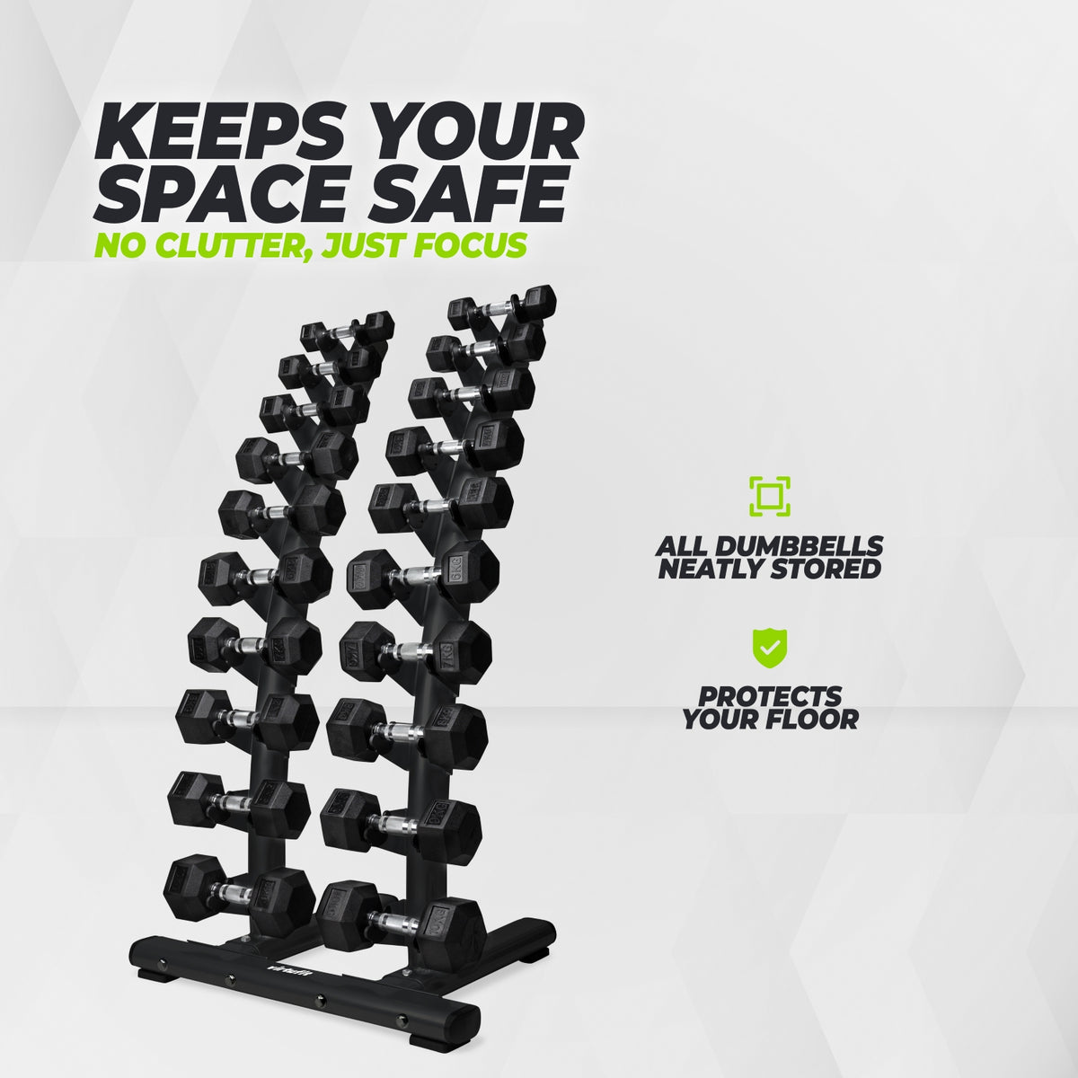 VirtuFit Dumbbell Rack Standing Deluxe