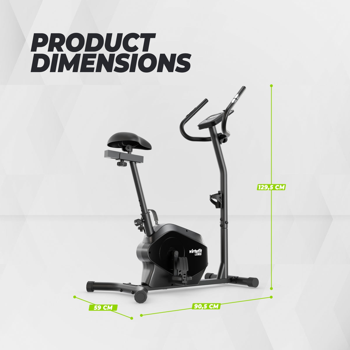 VirtuFit LEB150 Low Entry Bike Hometrainer - Voor lange gebruikers