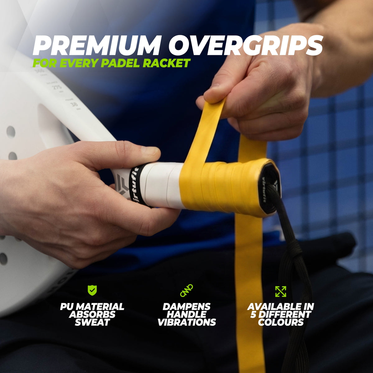 VirtuFit Pro Padel Overgrip - Yellow