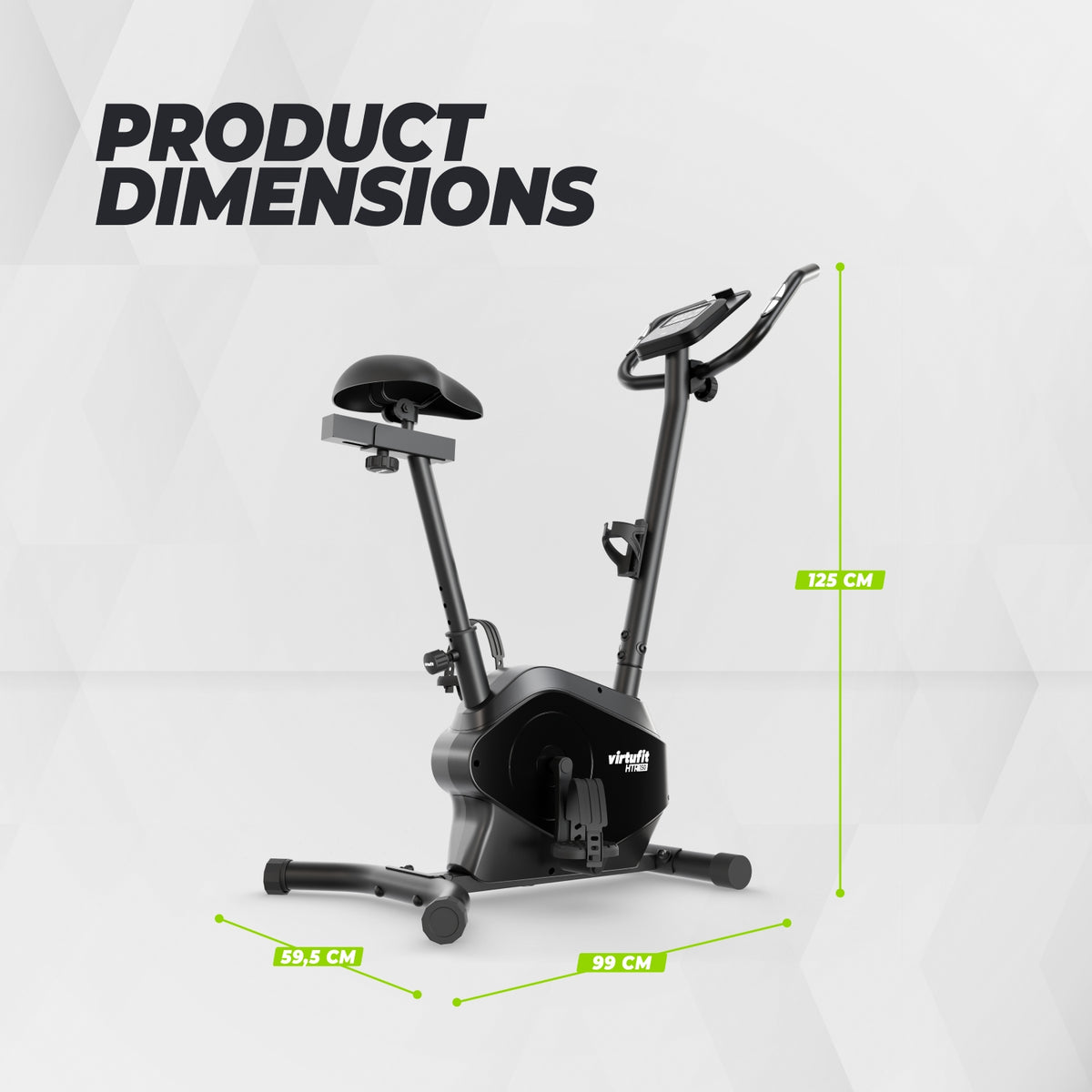 VirtuFit HTR150 Hometrainer - Voor lange gebruikers