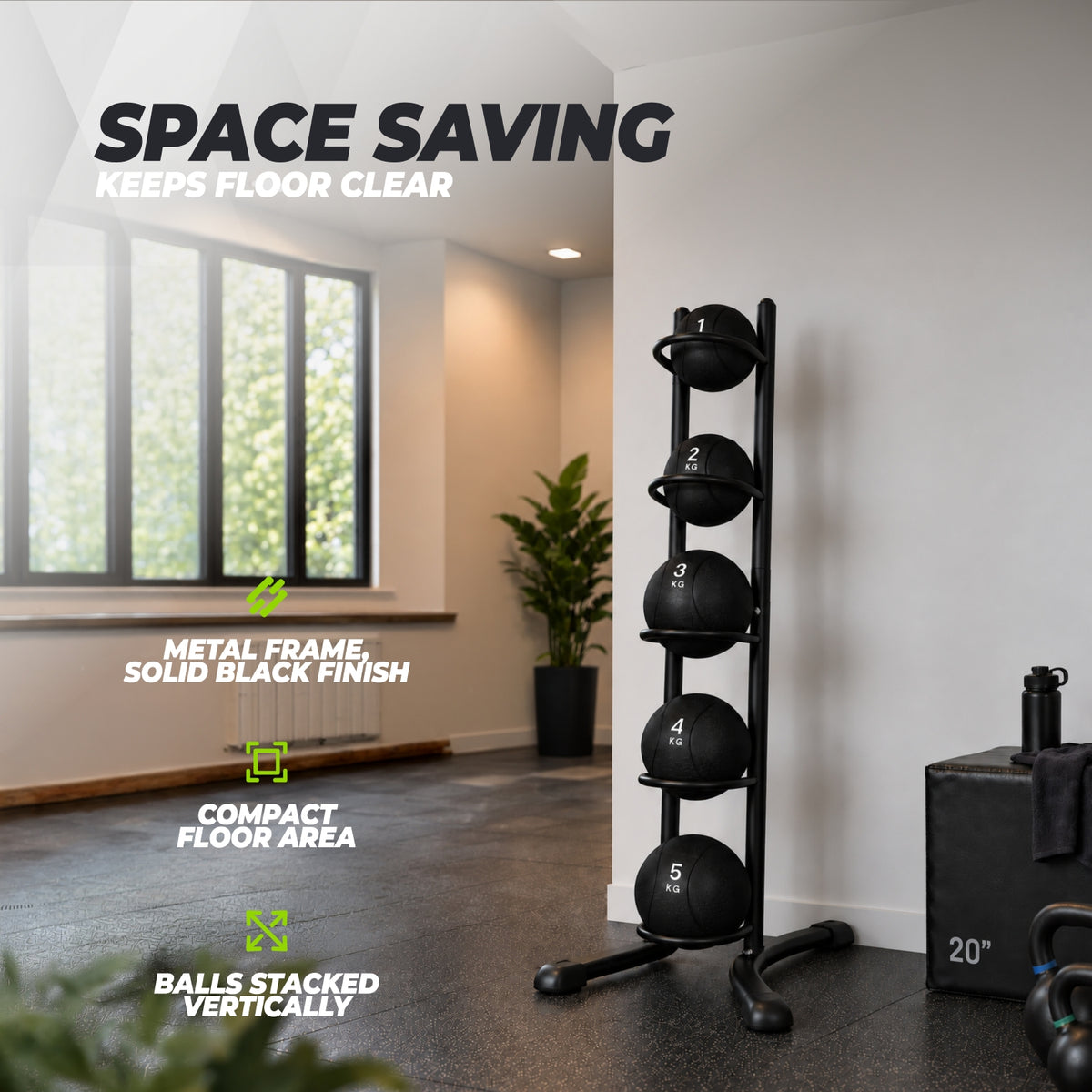 VirtuFit Storage Rack for Medicine Balls