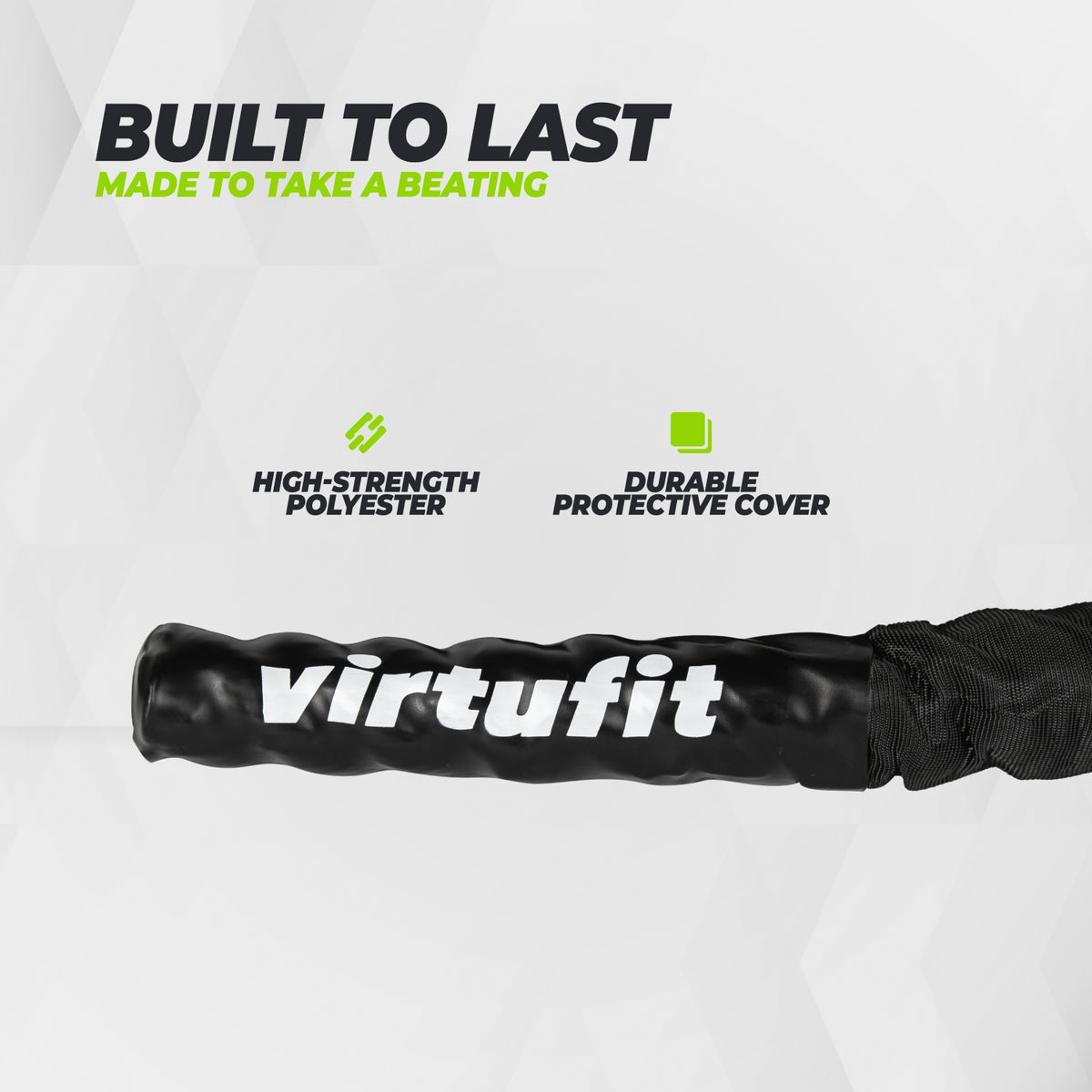 VirtuFit Battle Rope - Fitness Rope Pro - 9 m