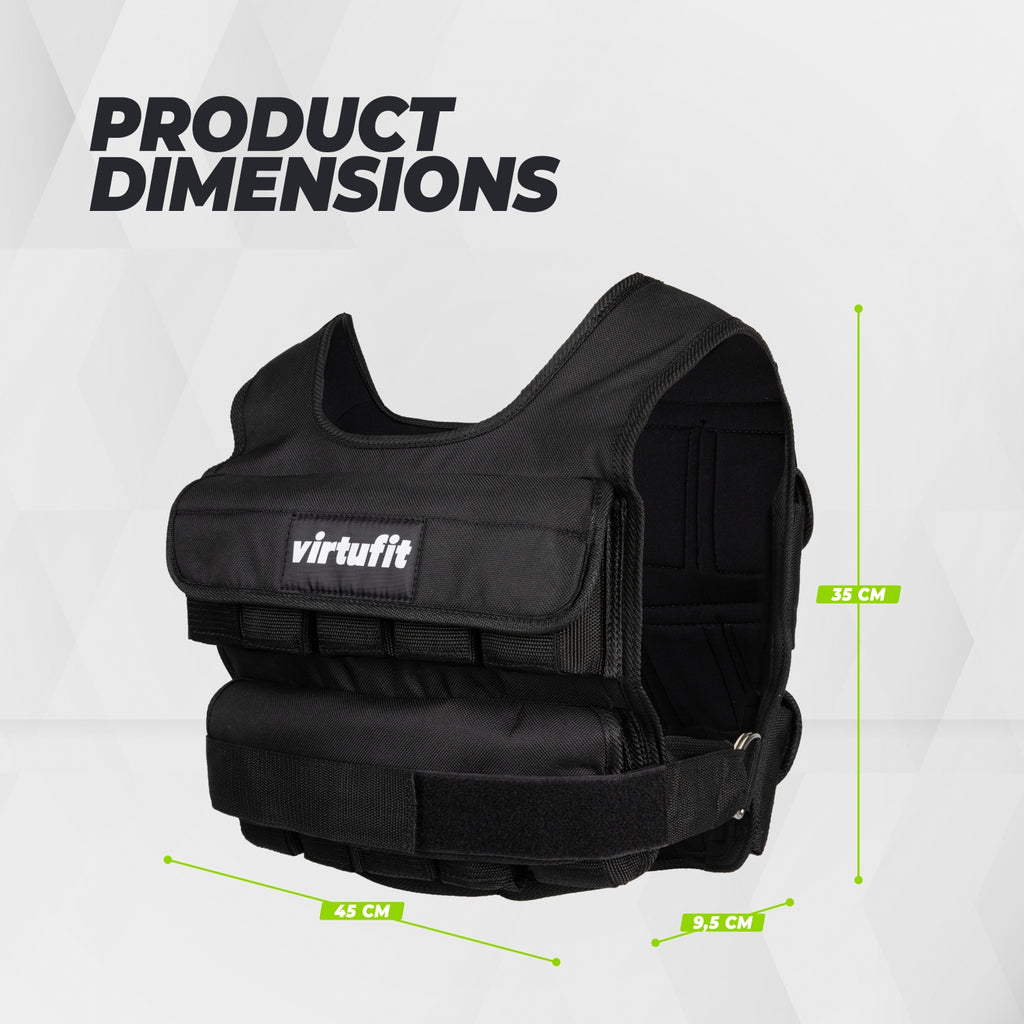 VirtuFit Adjustable Weigth Vest Pro - 20 kg