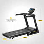Flow Fitness DTM2500s - Treadmill - Touchscreen