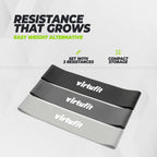 VirtuFit Mini Bands Set - Weerstandsbanden - Fitness Elastieken - 3 stuks