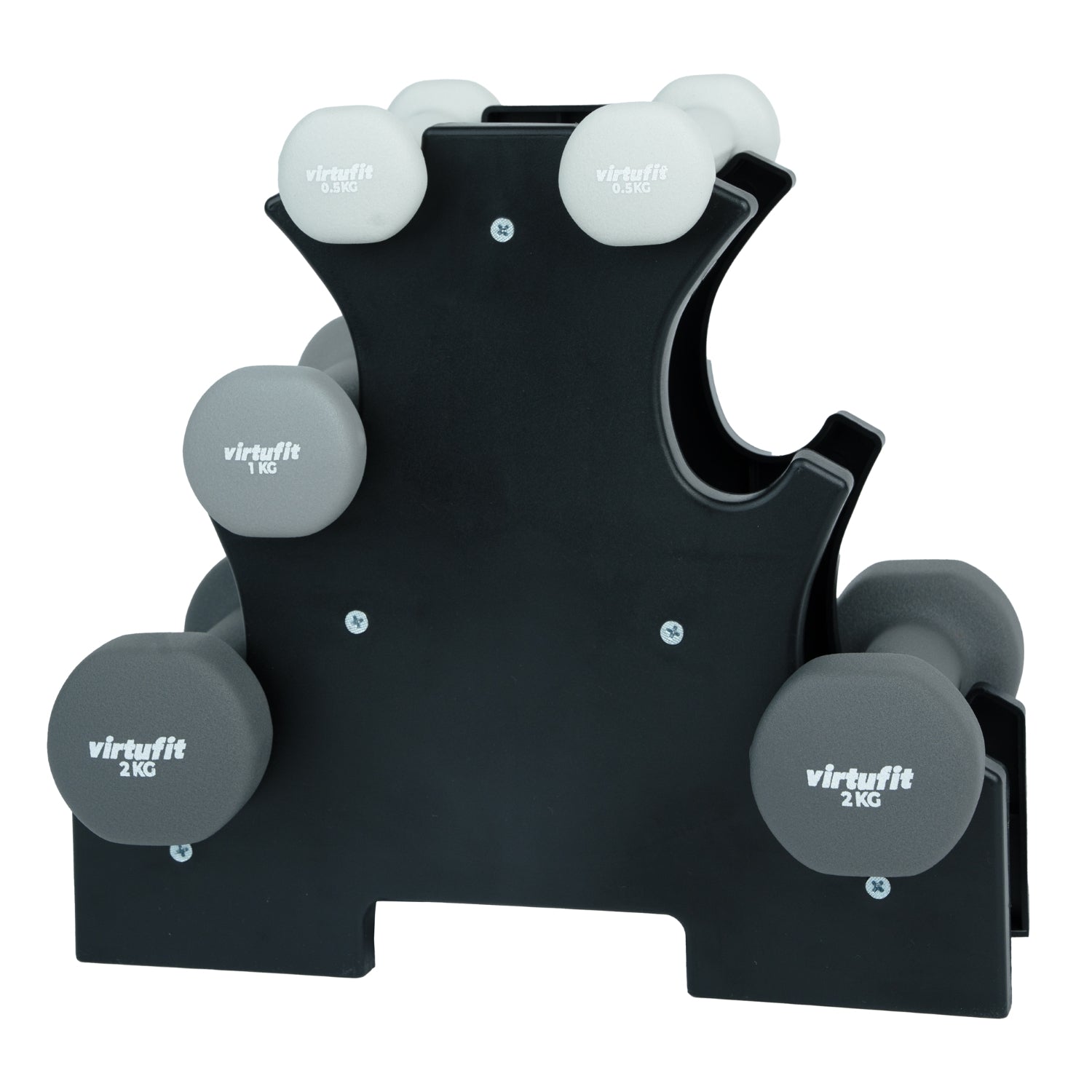 VirtuFit Neoprene Dumbbell Set - With Holder