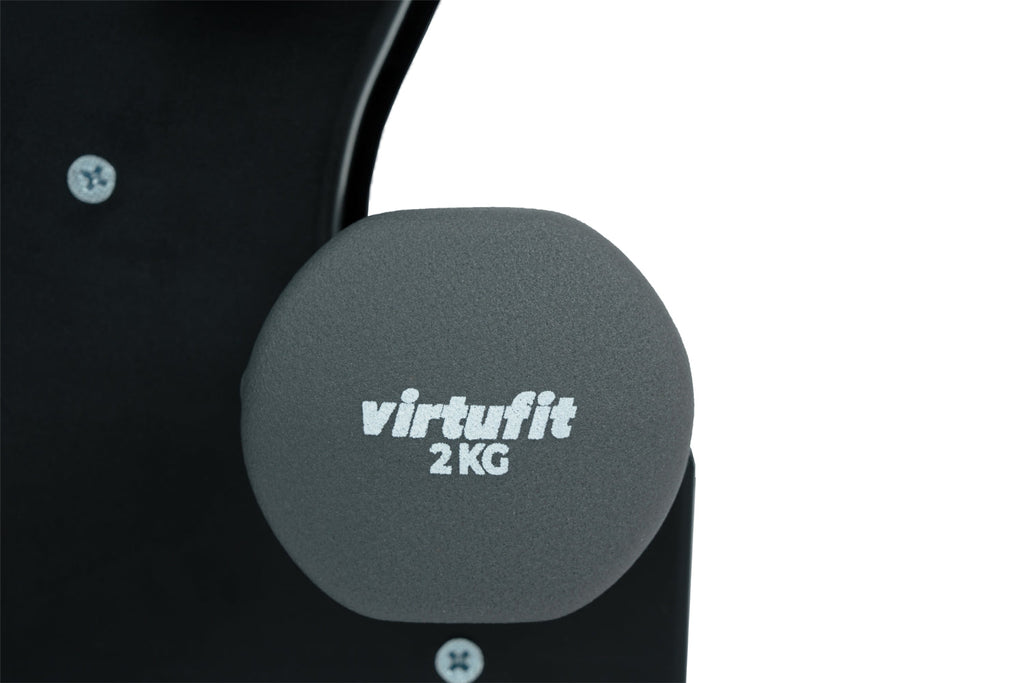 VirtuFit Neoprene Dumbbell Set - With Holder