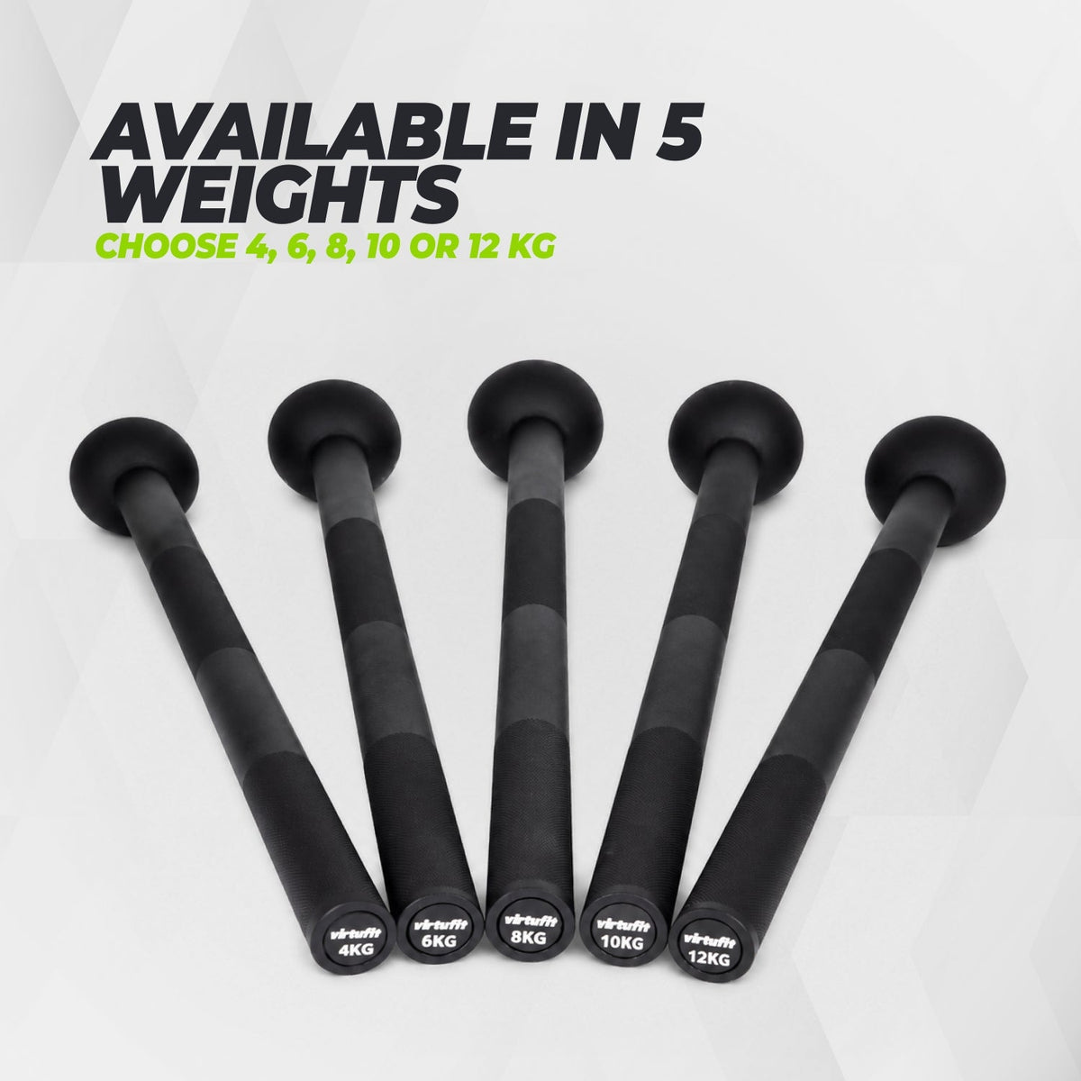 VirtuFit Macebell - 12 kg - Black