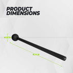 VirtuFit Macebell - 4 kg - Black