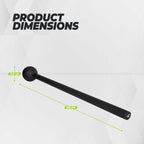 VirtuFit Macebell - 8 kg - Black