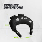 VirtuFit Bulgarian Bag - Fitnessbag - 20 kg