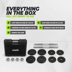 VirtuFit Adjustable Dumbbell Set Pro 20 kg - 2 x 10 kg - Including case