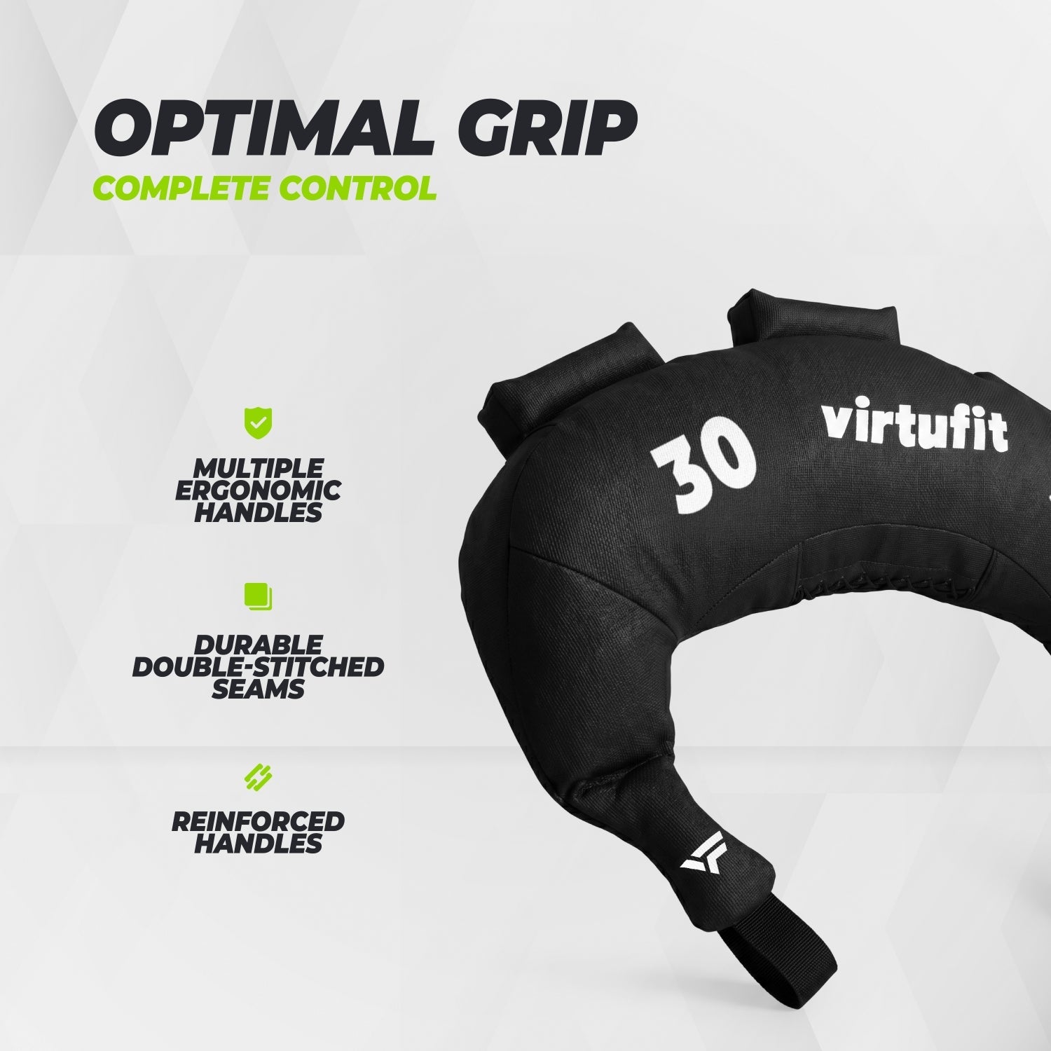 VirtuFit Bulgarian Bag - Fitnessbag -  30 kg