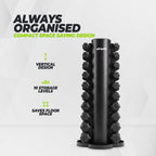 VirtuFit Dumbbell tower - Storage rack - Dumbbell rack