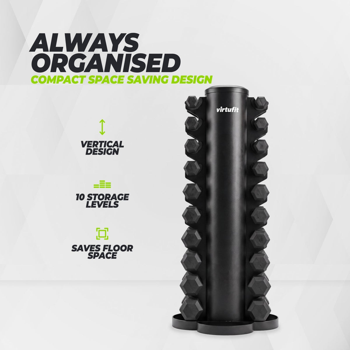 VirtuFit Dumbbell tower - Storage rack - Dumbbell rack