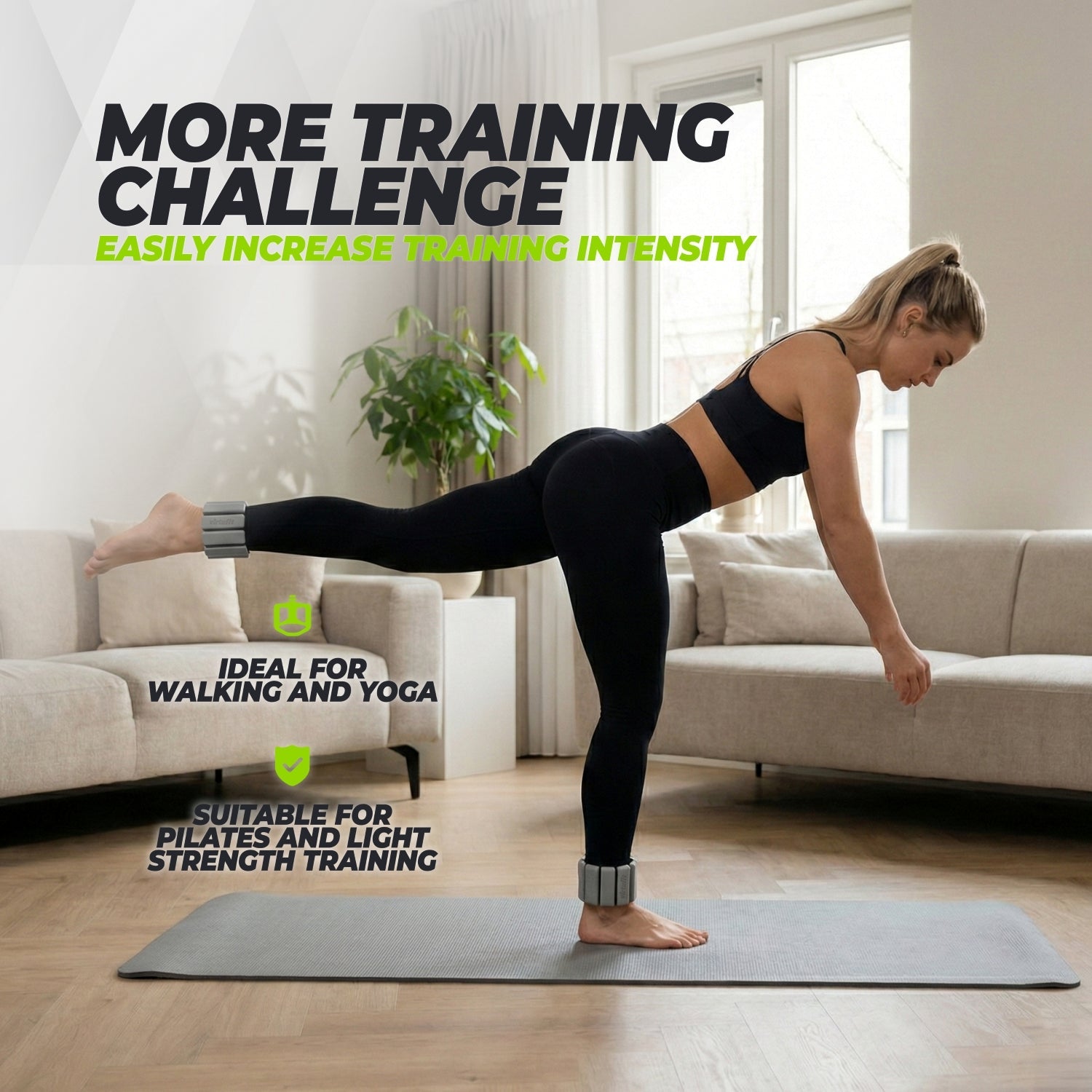VirtuFit Ankle and Wrist Weights Pro 2 x 500 g