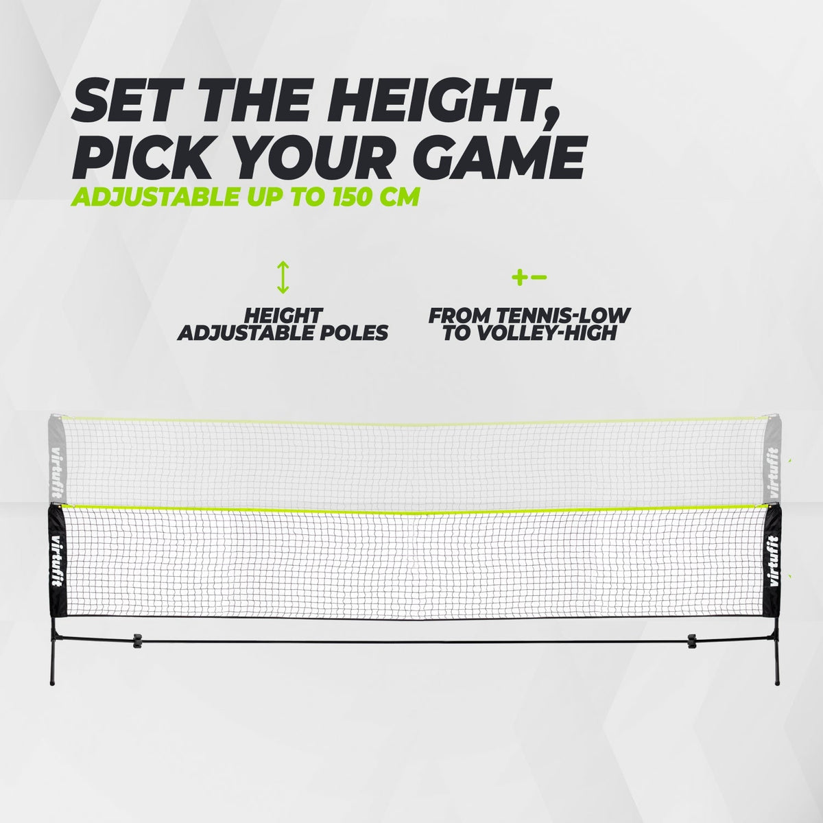 VirtuFit Badminton and Tennis Net - 510 cm
