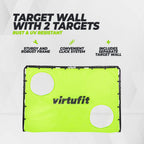 VirtuFit Soccer Goal with  Shooting Target - 215 x 150 cm