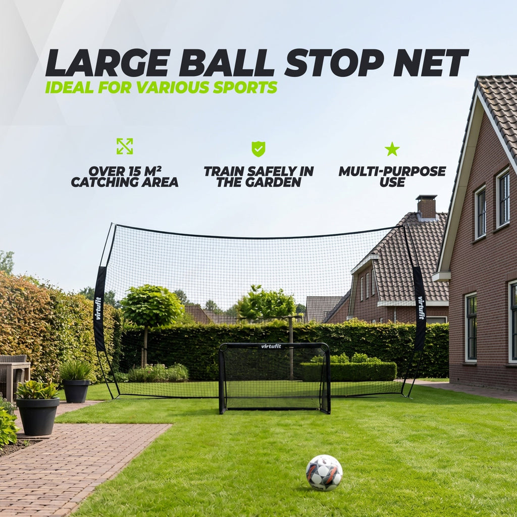 VirtuFit Backstop Net - Safety Net - Ballenvanger - 500x300cm