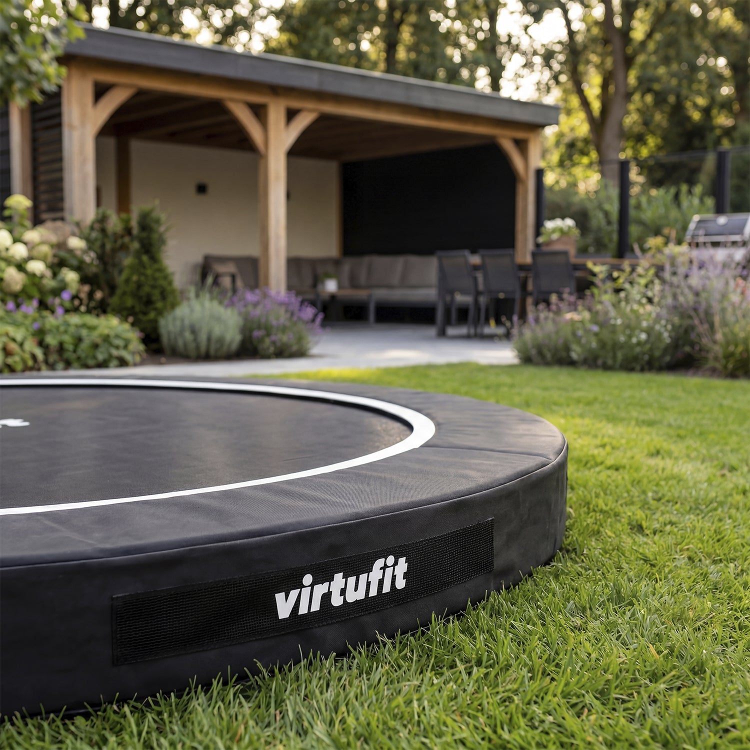 VirtuFit Inground Trampoline 251 cm - Without Safety Net