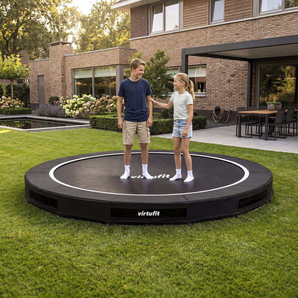 VirtuFit Inground Trampoline 305 cm - Without Safety Net