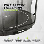 VirtuFit Inground Trampoline 366 cm Including Safety Net
