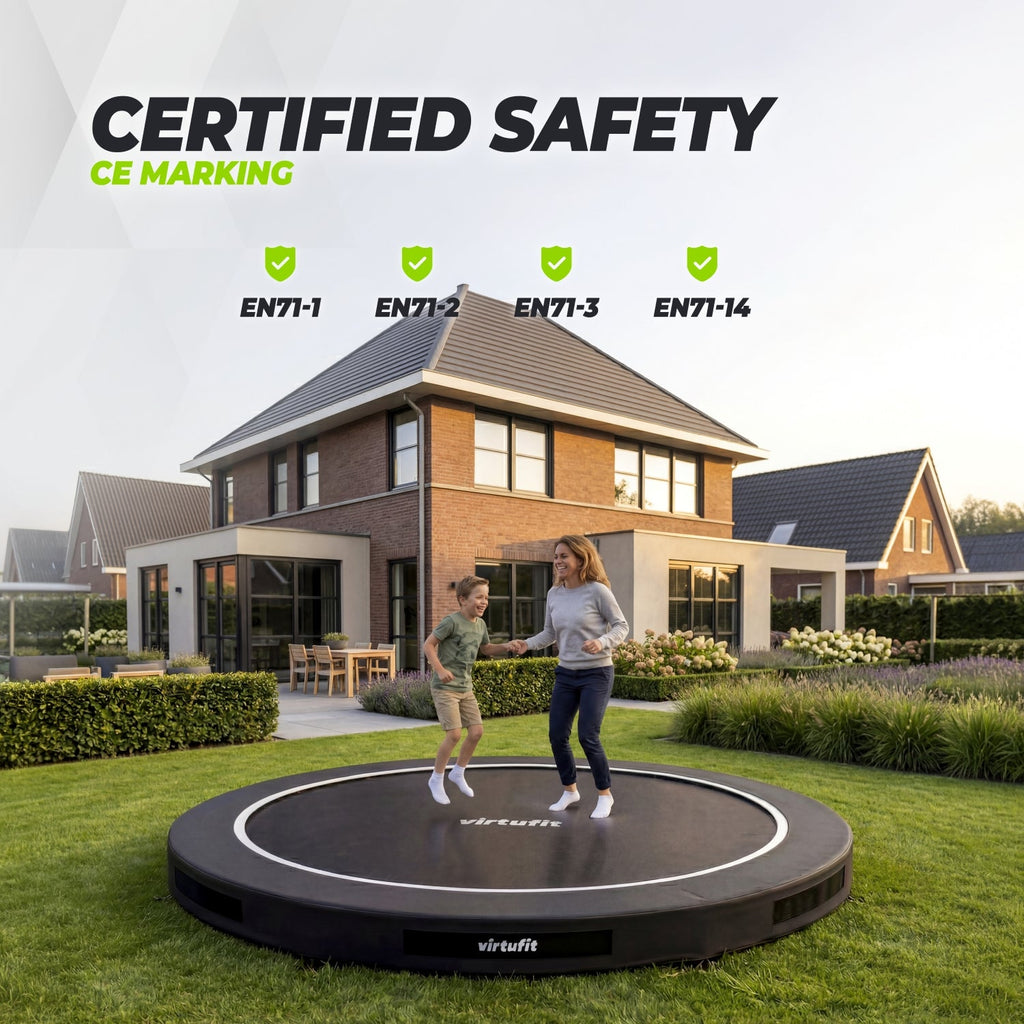VirtuFit Inground Trampoline 366 cm - Without Safety Net