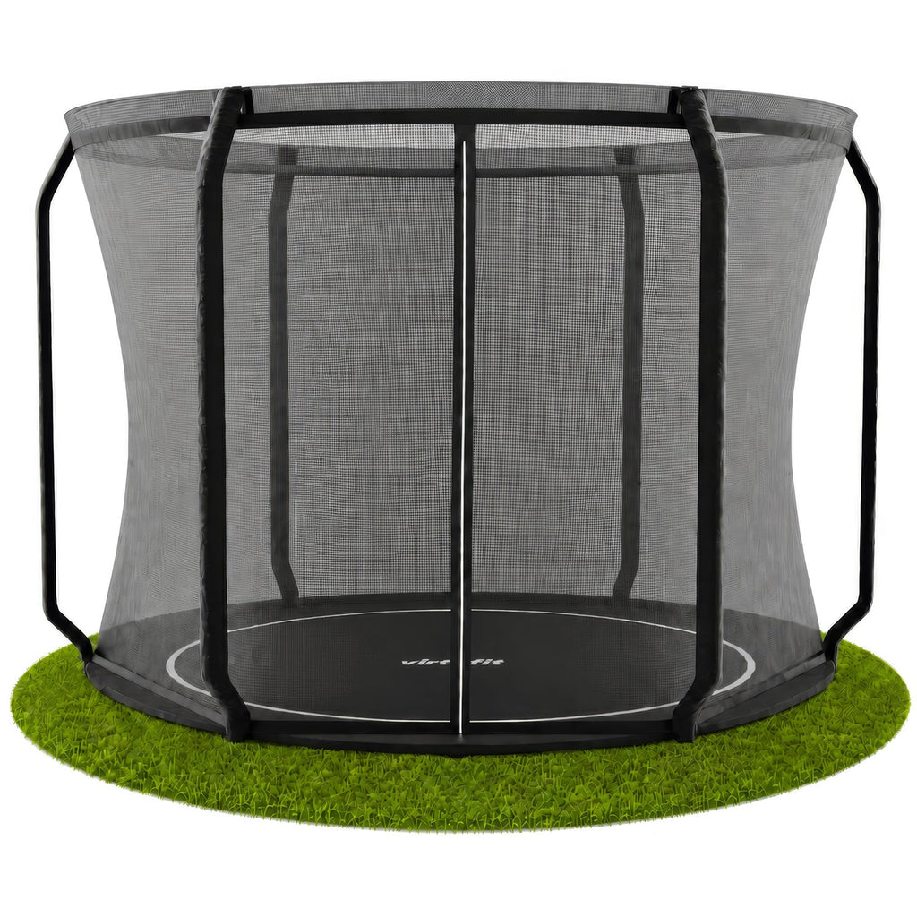VirtuFit Groundlevel Trampoline 305 cm Inclusief Veiligheidsnet