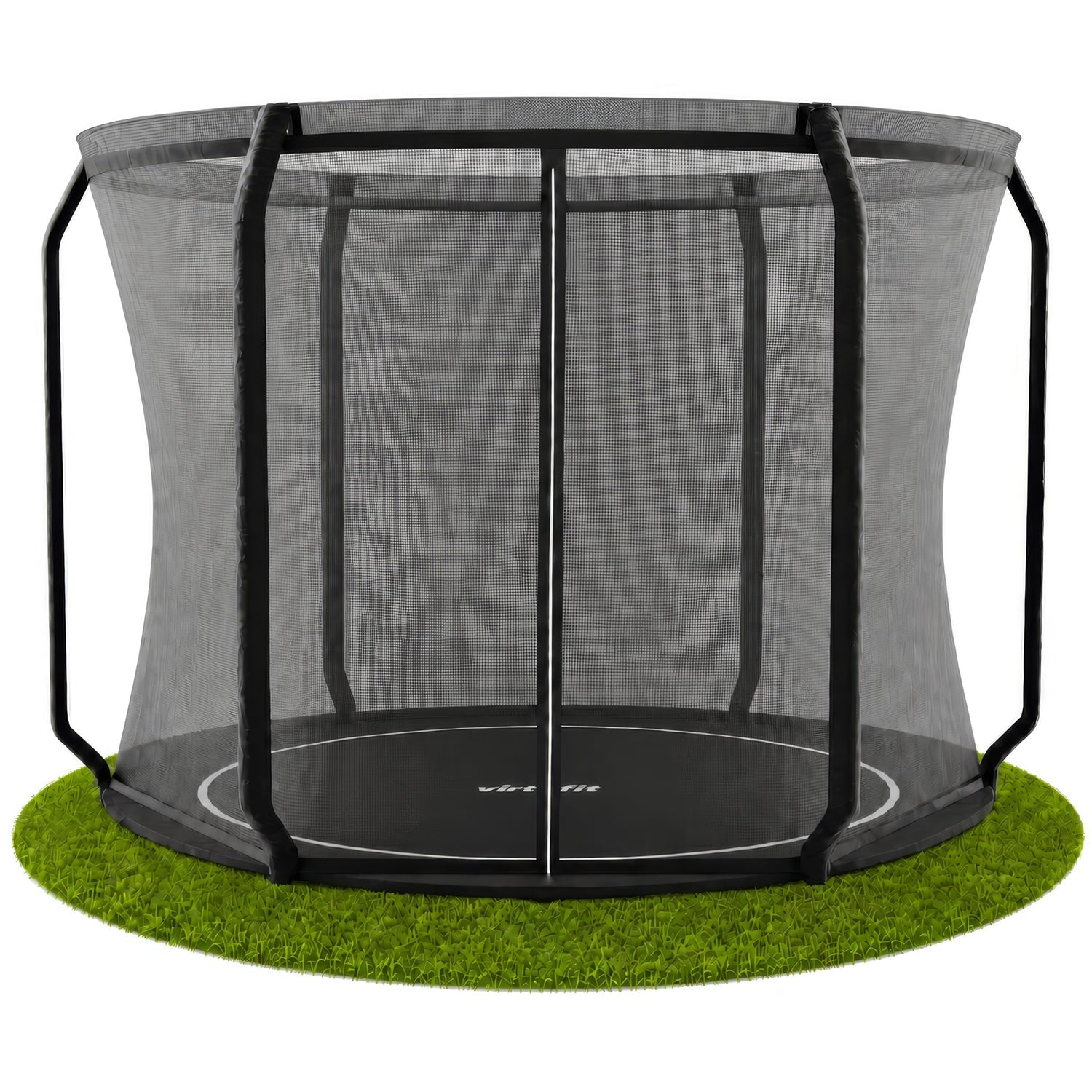 VirtuFit Groundlevel Trampoline 305 cm Inclusief Veiligheidsnet