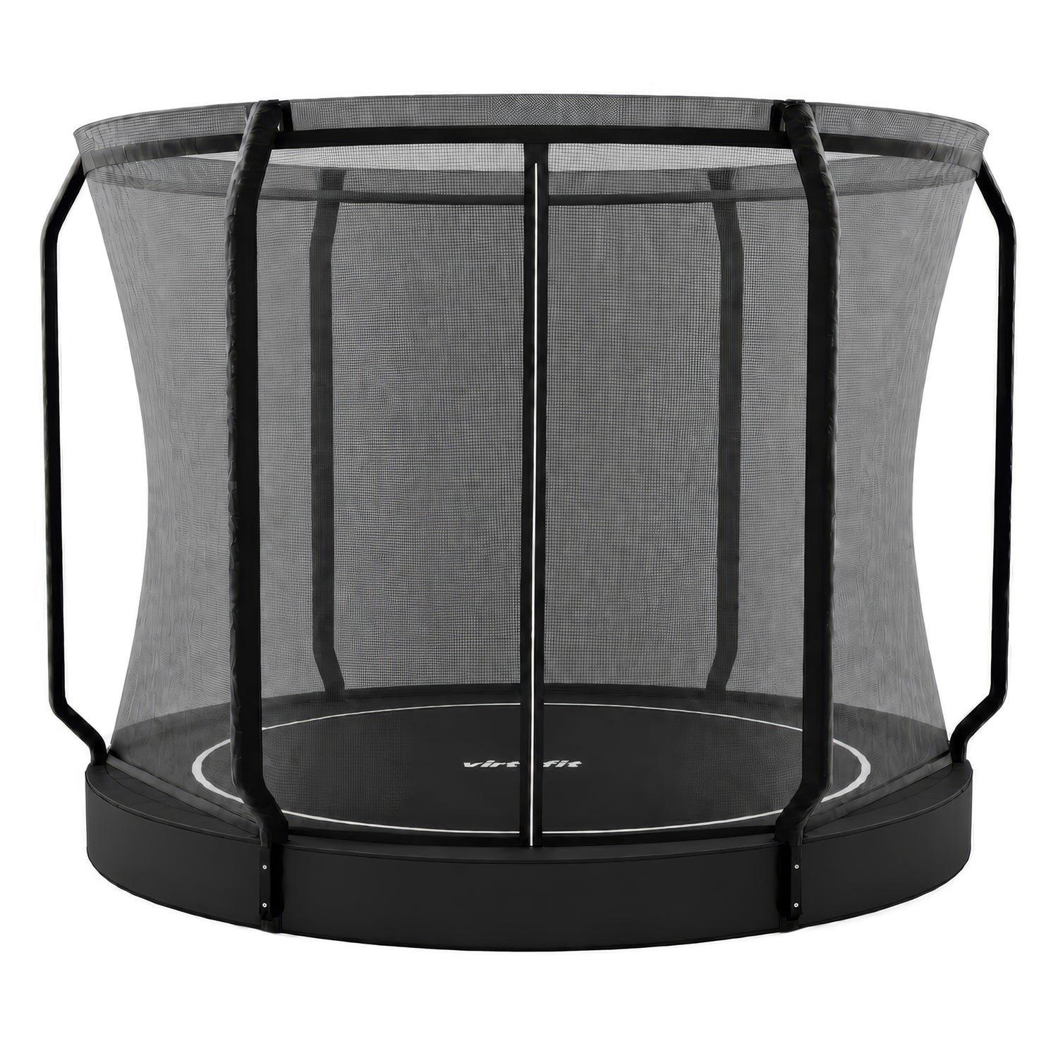 VirtuFit Groundlevel Trampoline 251 cm Including Safety Net