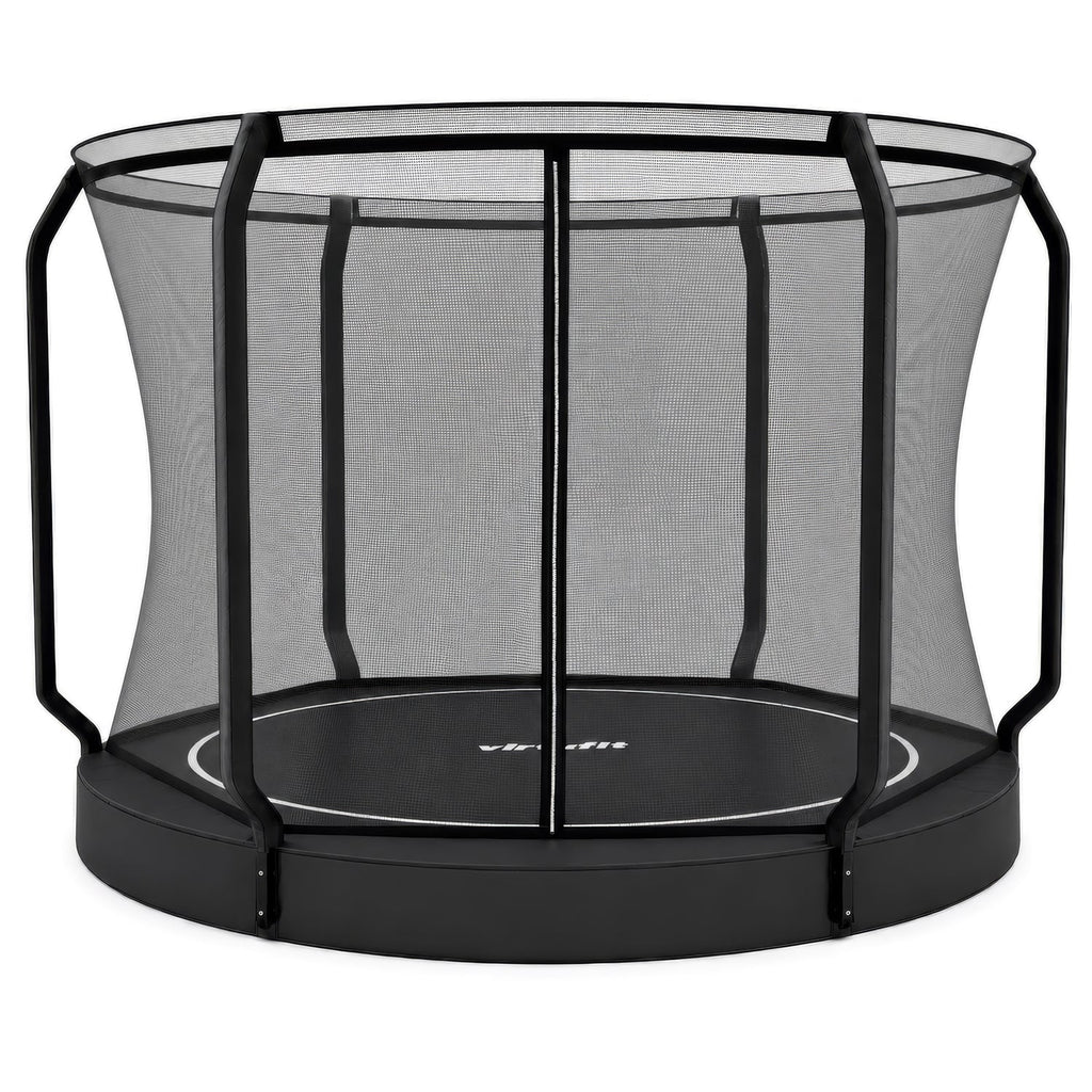 VirtuFit Groundlevel Trampoline 305 cm Inclusief Veiligheidsnet
