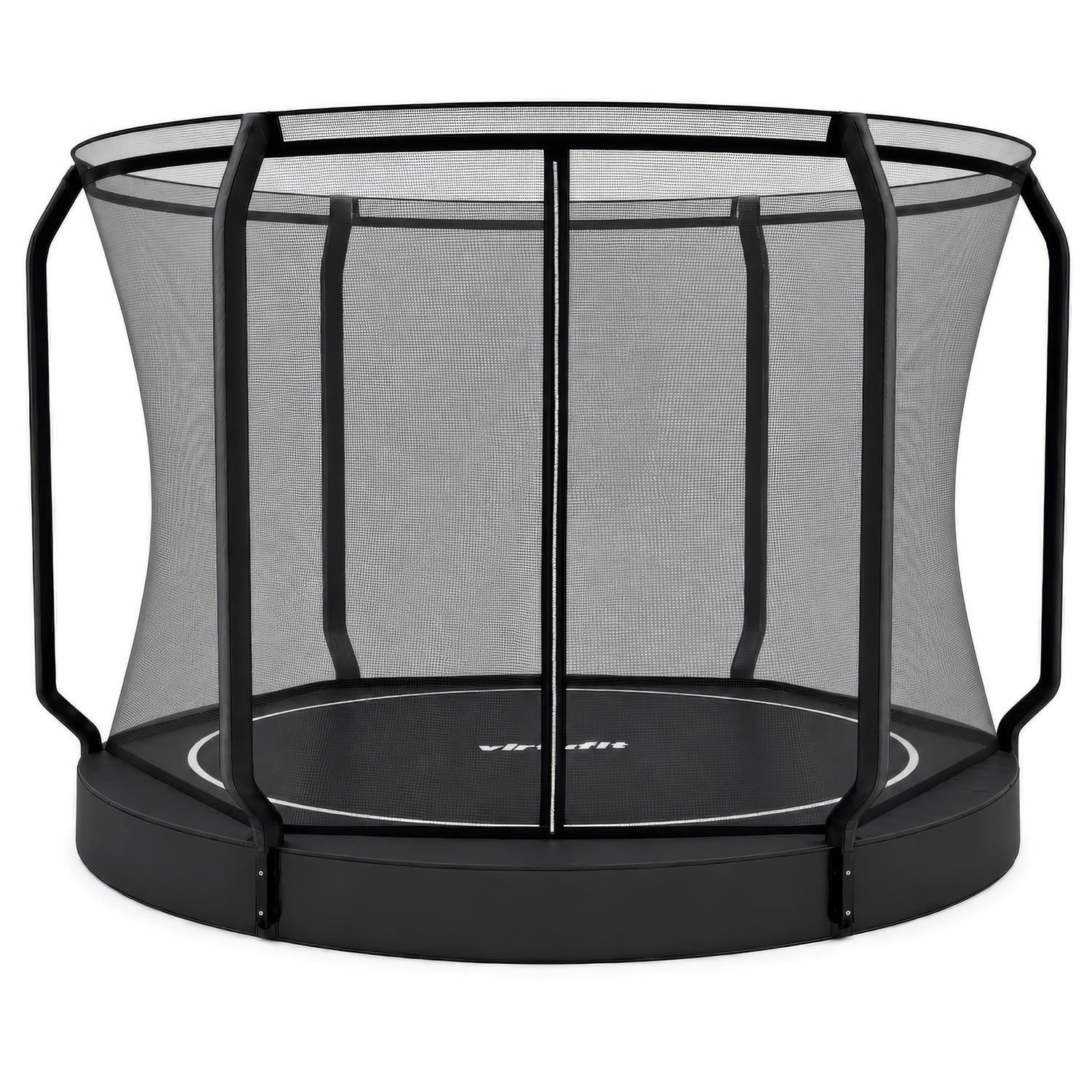 VirtuFit Groundlevel Trampoline 305 cm Inclusief Veiligheidsnet