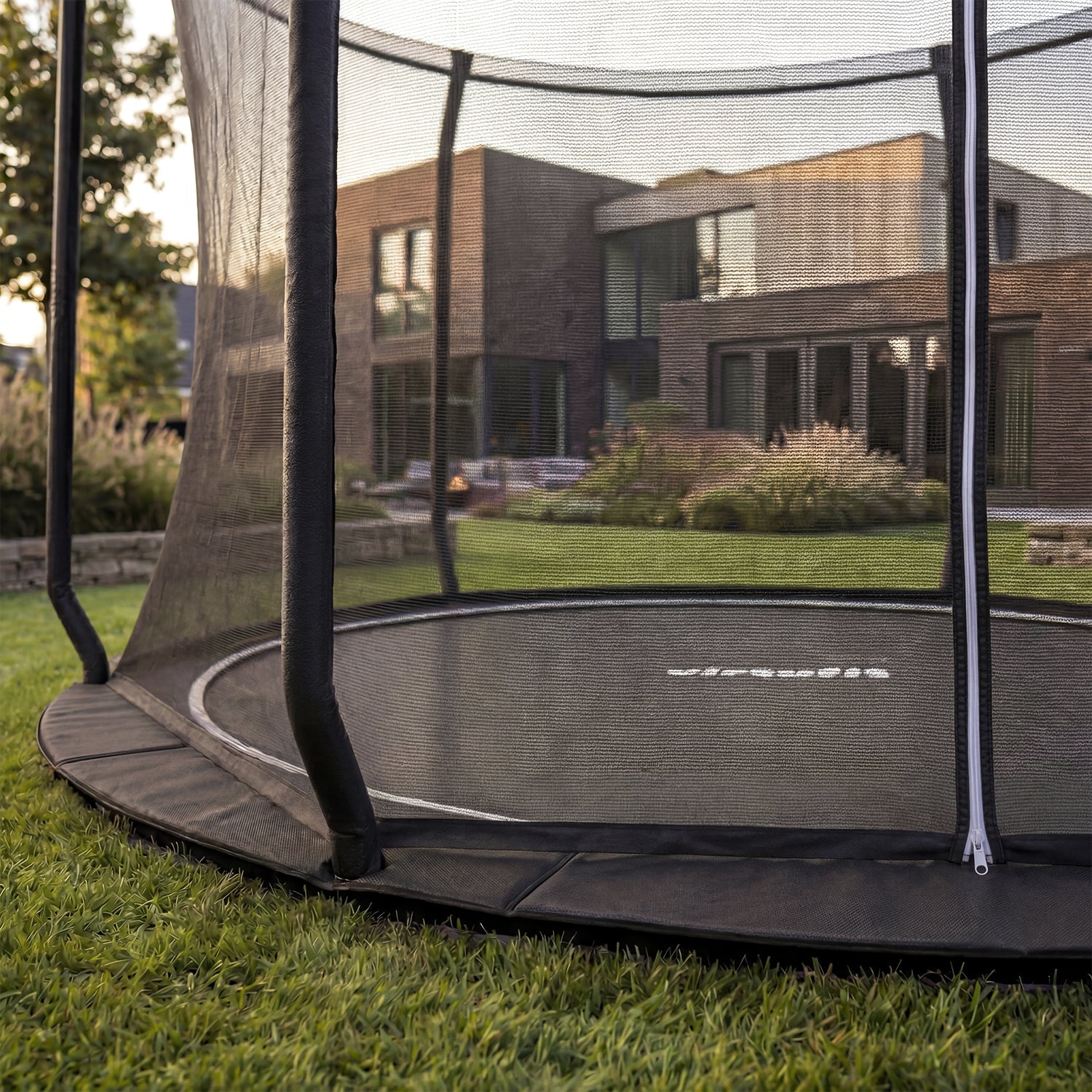 VirtuFit Groundlevel Trampoline 305 cm Inclusief Veiligheidsnet