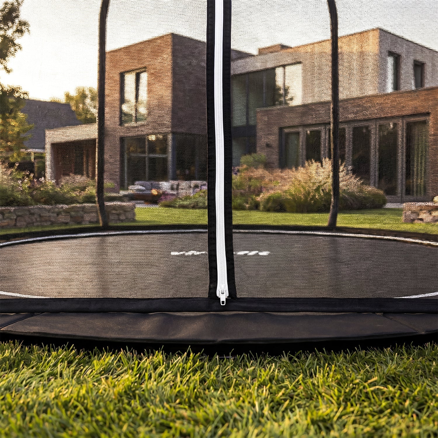VirtuFit Groundlevel Trampoline 305 cm Inclusief Veiligheidsnet