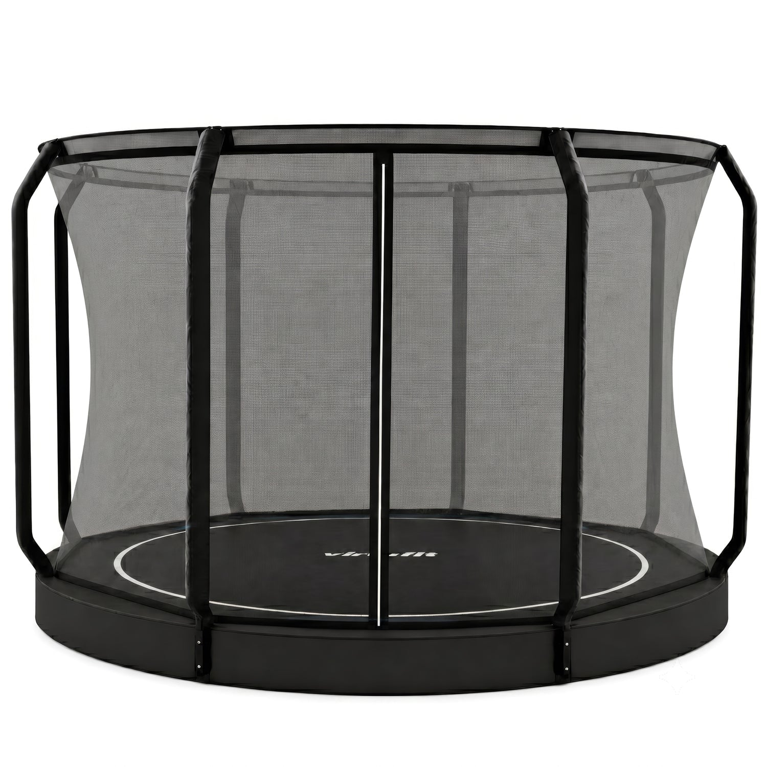 VirtuFit Groundlevel Trampoline 366 cm - inclusief veiligheidsnet