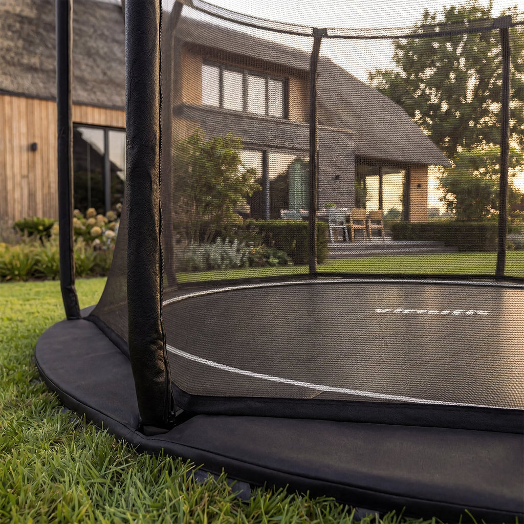 VirtuFit Groundlevel Trampoline 366 cm - inclusief veiligheidsnet