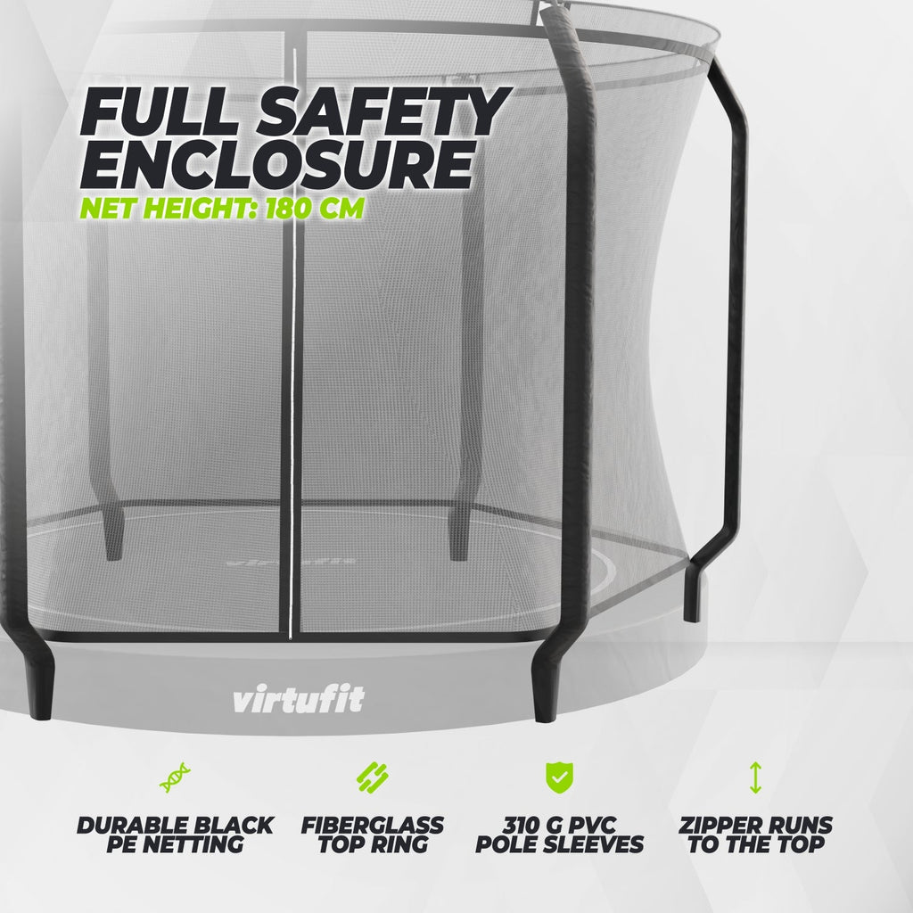 VirtuFit Veiligheidsnet Inground/Groundlevel Trampoline 305 cm