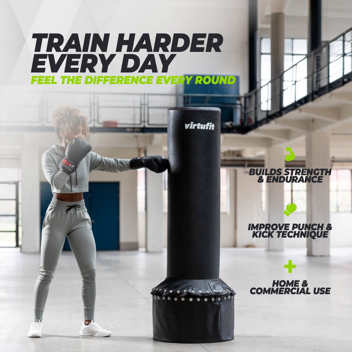 VirtuFit Standing Boxing Bag - 170 cm