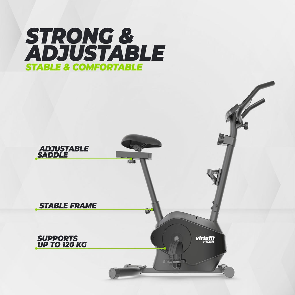VirtuFit HTR100 Hometrainer - Voor lange gebruikers - 2026 model (HTR 1.0)