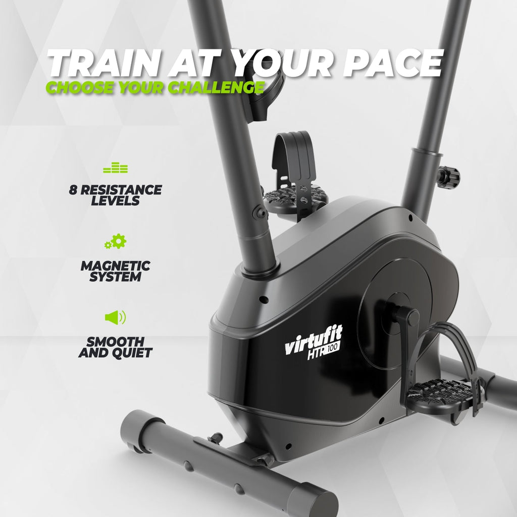 VirtuFit HTR100 Hometrainer - Voor lange gebruikers - 2026 model (HTR 1.0)