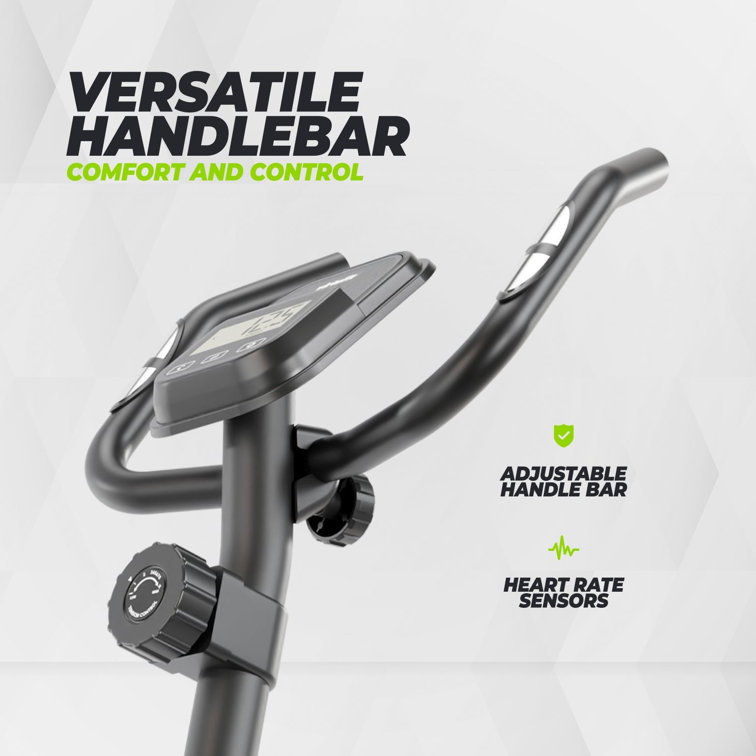 VirtuFit HTR100 Hometrainer - Voor lange gebruikers - 2026 model (HTR 1.0)