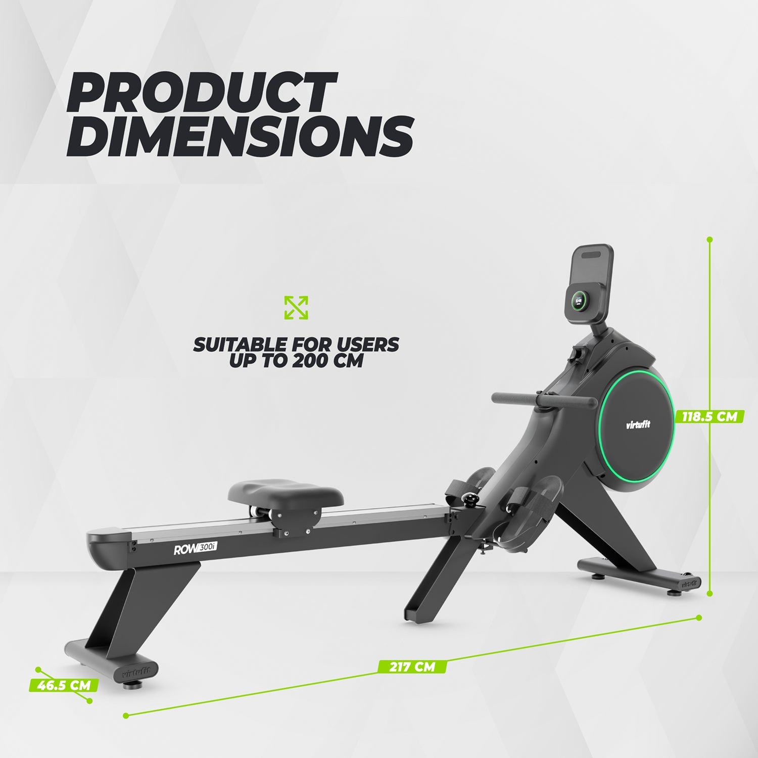 VirtuFit ROW300i Rowing Machine (Semi Pro)