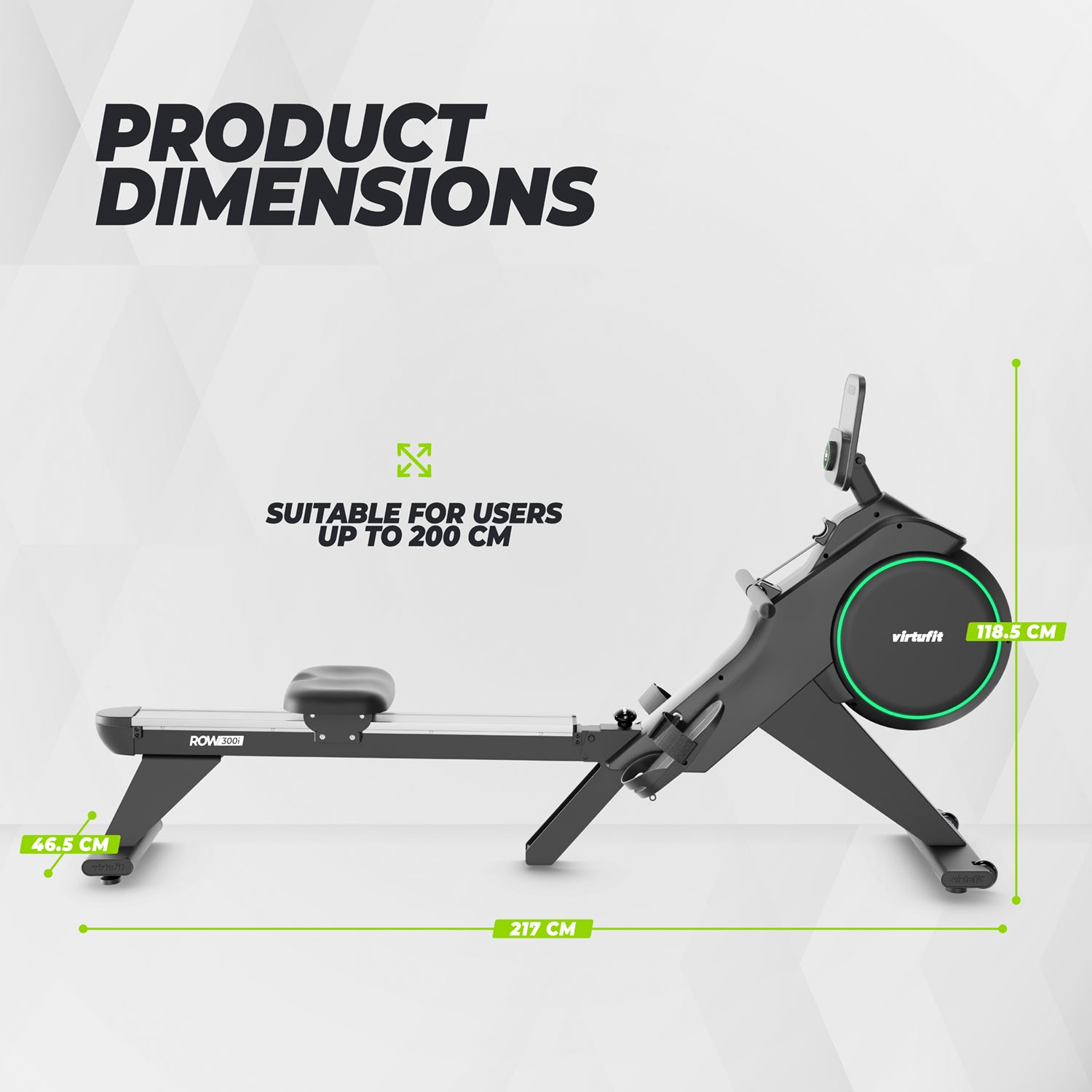 VirtuFit ROW300i Rowing Machine (Semi Pro)