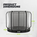 VirtuFit Inground Trampoline 251 cm Including Safety Net