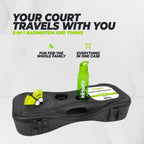 VirtuFit 2-in-1 Portable Badminton- en Tennisset - Inclusief koffer en rackets