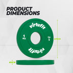 VirtuFit Olympische Fractional Plate - Halterschijf - Bumper Plate - 1 kg